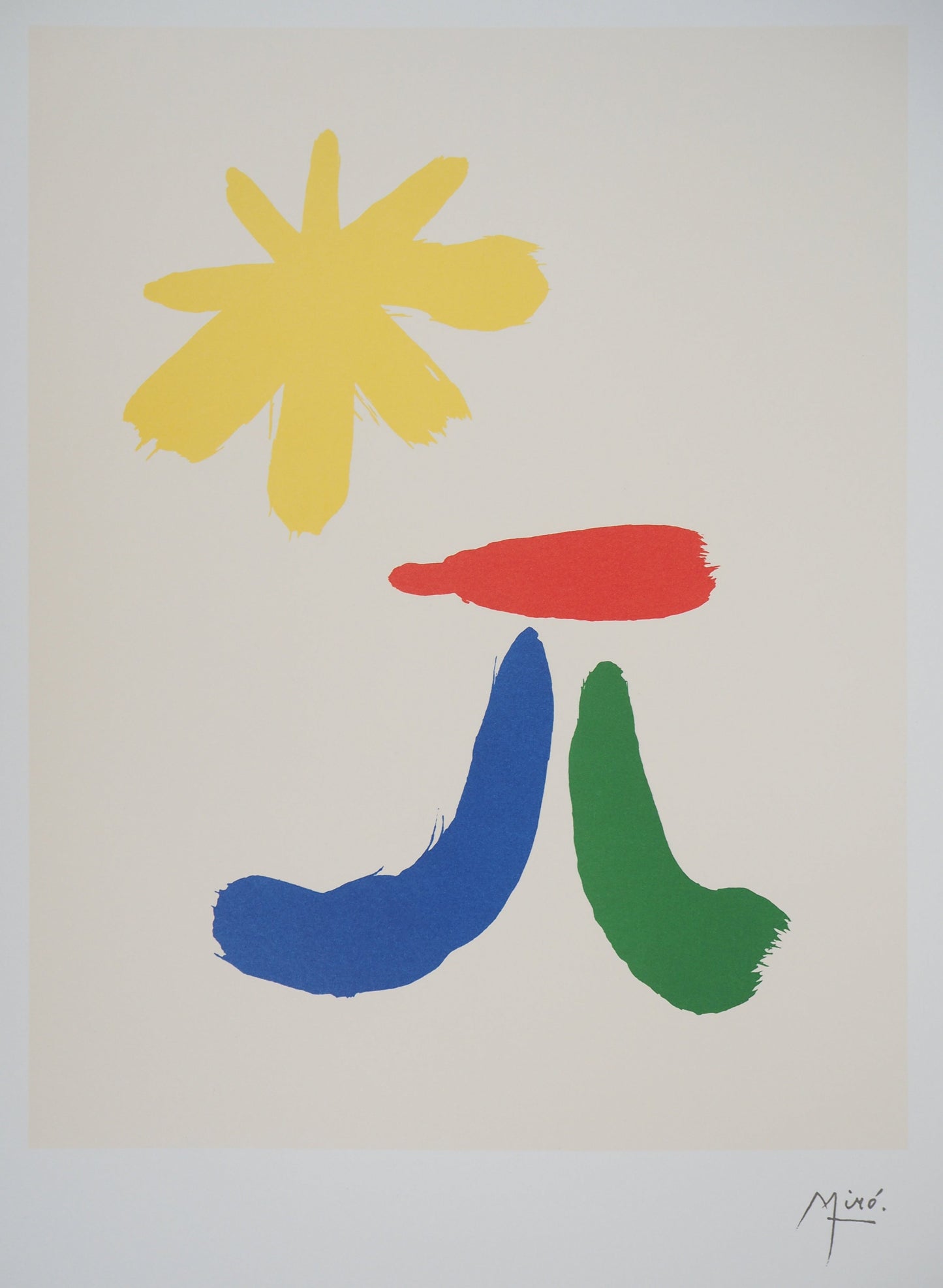 Joan MIRO : Cabane sous le Soleil - Lithographie signée