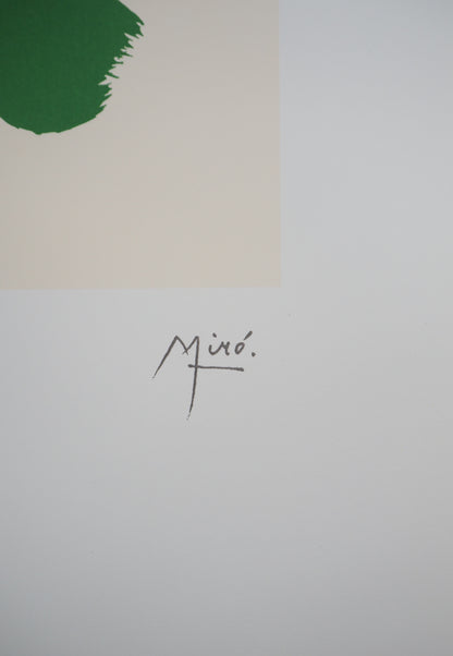 Joan MIRO : Cabane sous le Soleil - Lithographie signée