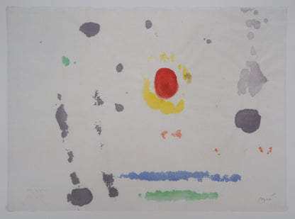 Joan MIRO : Soleil levant - Lithographie signée