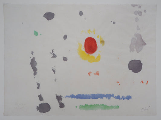 Joan MIRO : Soleil levant - Lithographie signée