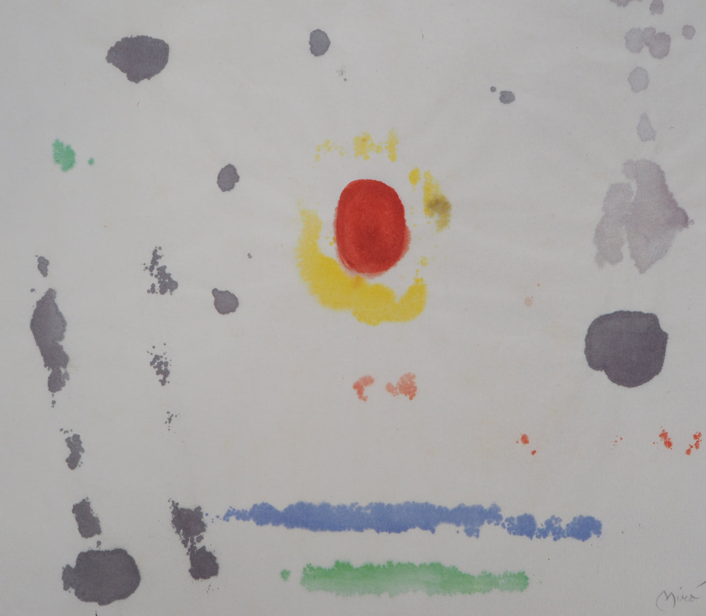 Joan MIRO : Soleil levant - Lithographie signée