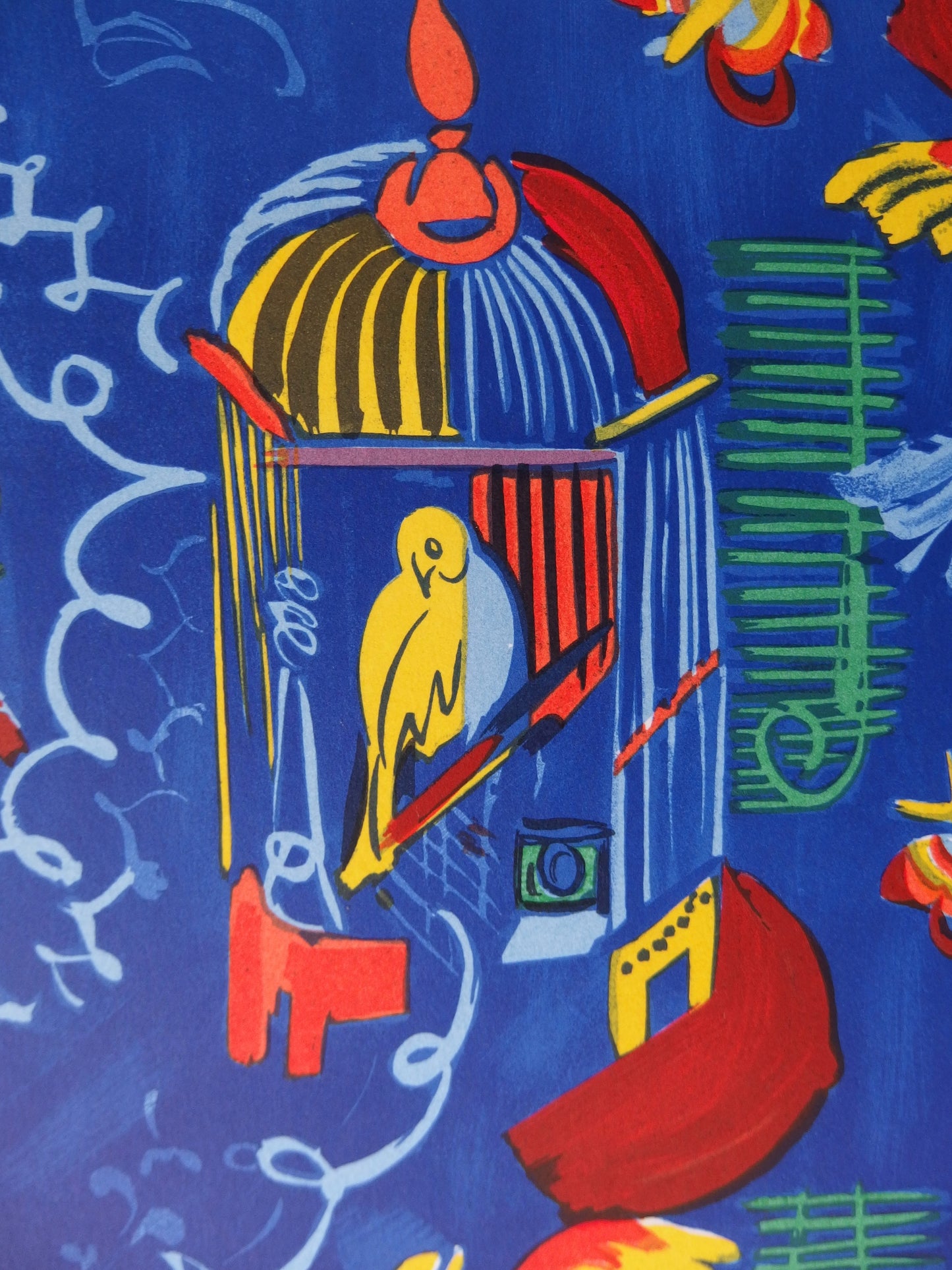 Raoul DUFY : Les oiseaux - Lithographie en couleurs