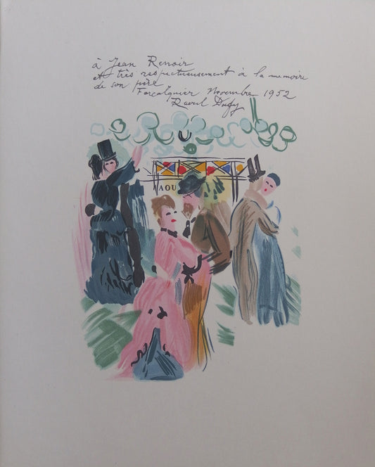 Raoul DUFY : Hommage à Renoir - Lithographie signée