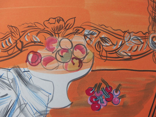 Raoul DUFY : Nature morte aux fruits - Lithographie signée