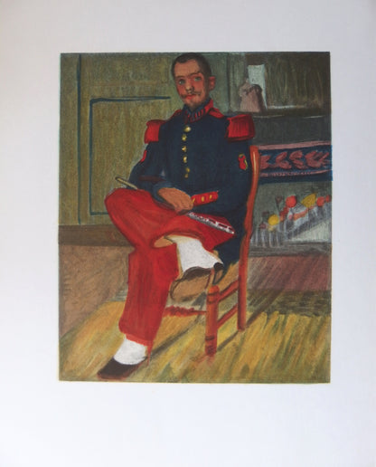 Raoul DUFY : Le flûtiste - Lithographie en couleurs