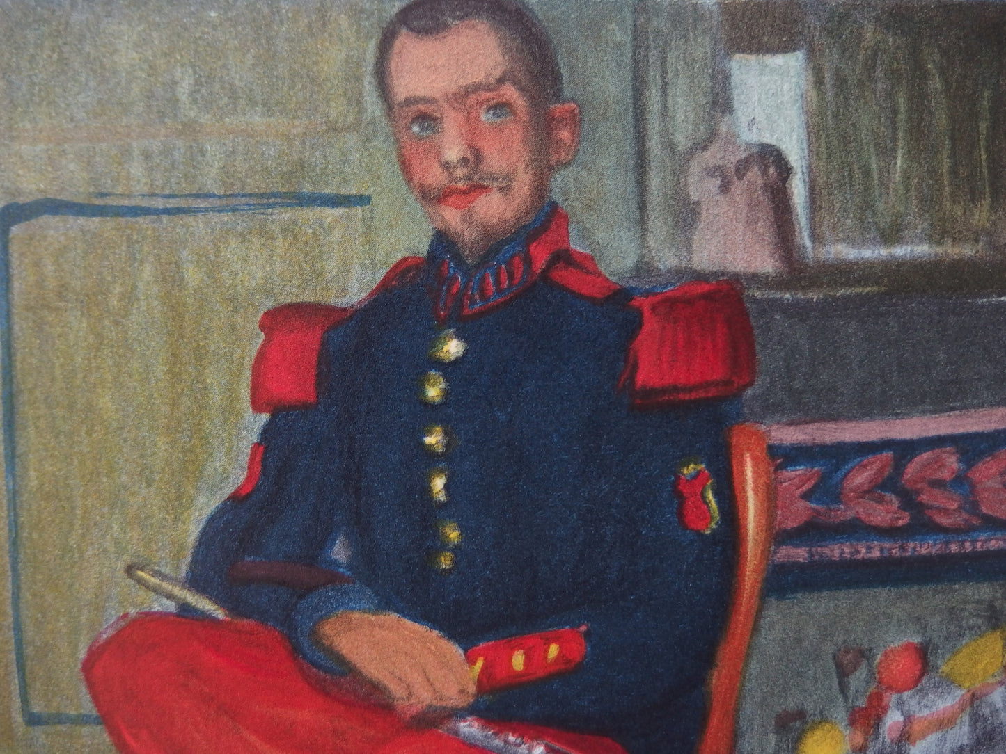 Raoul DUFY : Le flûtiste - Lithographie en couleurs