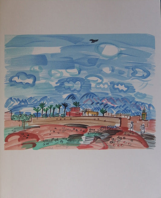 Raoul DUFY : Au Maroc - Lithographie signée