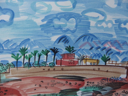 Raoul DUFY : Au Maroc - Lithographie signée