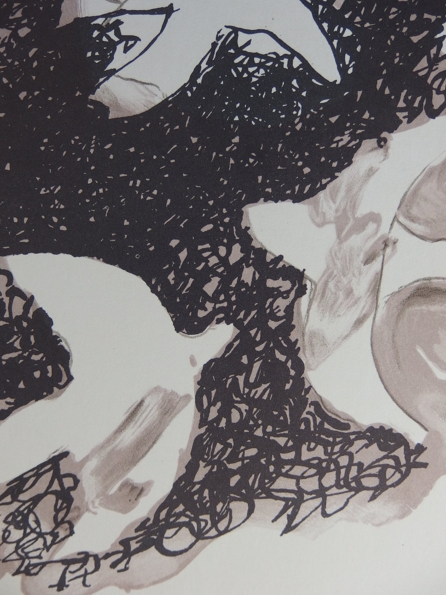 Georges BRAQUE : Composition aux oiseaux - Lithographie originale signée