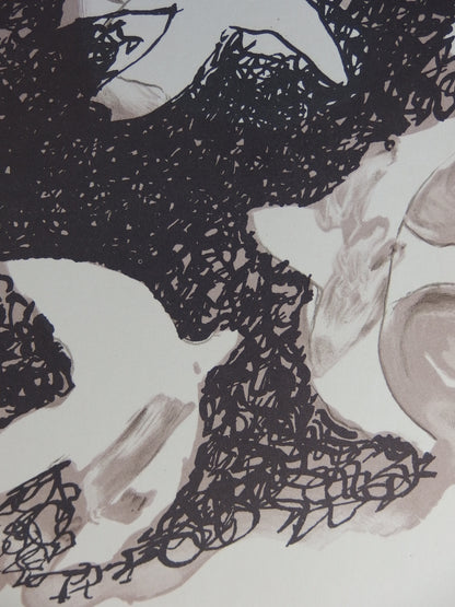Georges BRAQUE : Composition aux oiseaux - Lithographie originale signée