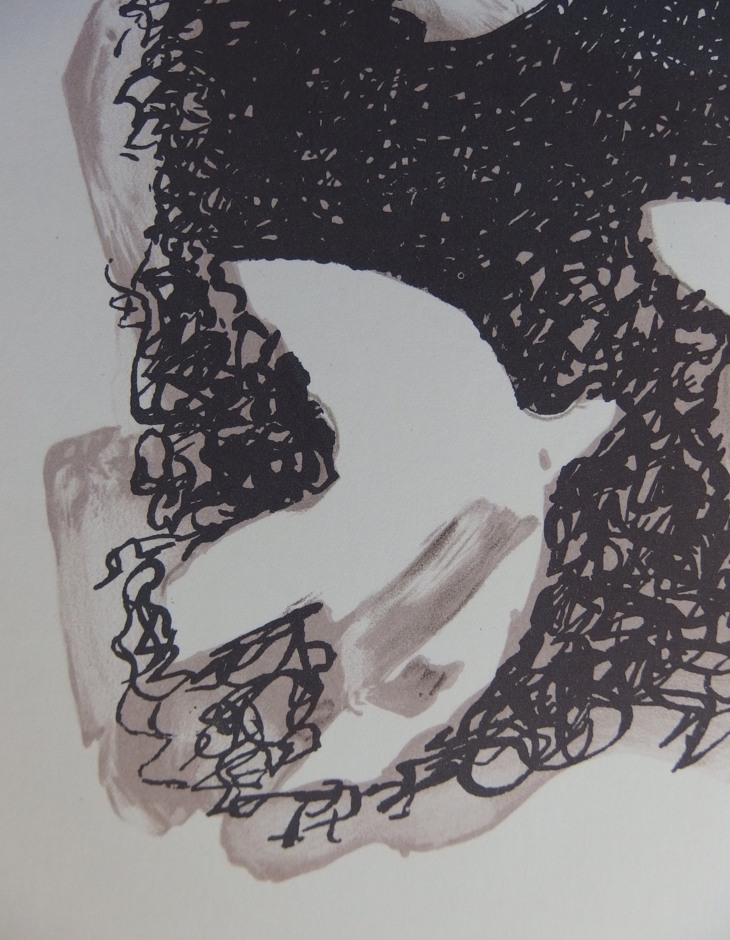 Georges BRAQUE : Composition aux oiseaux - Lithographie originale signée