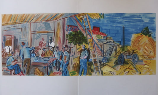 Raoul DUFY : Les Moissonneurs - Lithographie signée