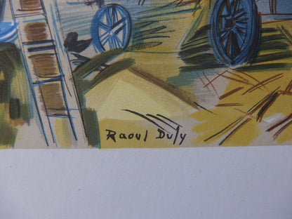 Raoul DUFY : Les Moissonneurs - Lithographie signée