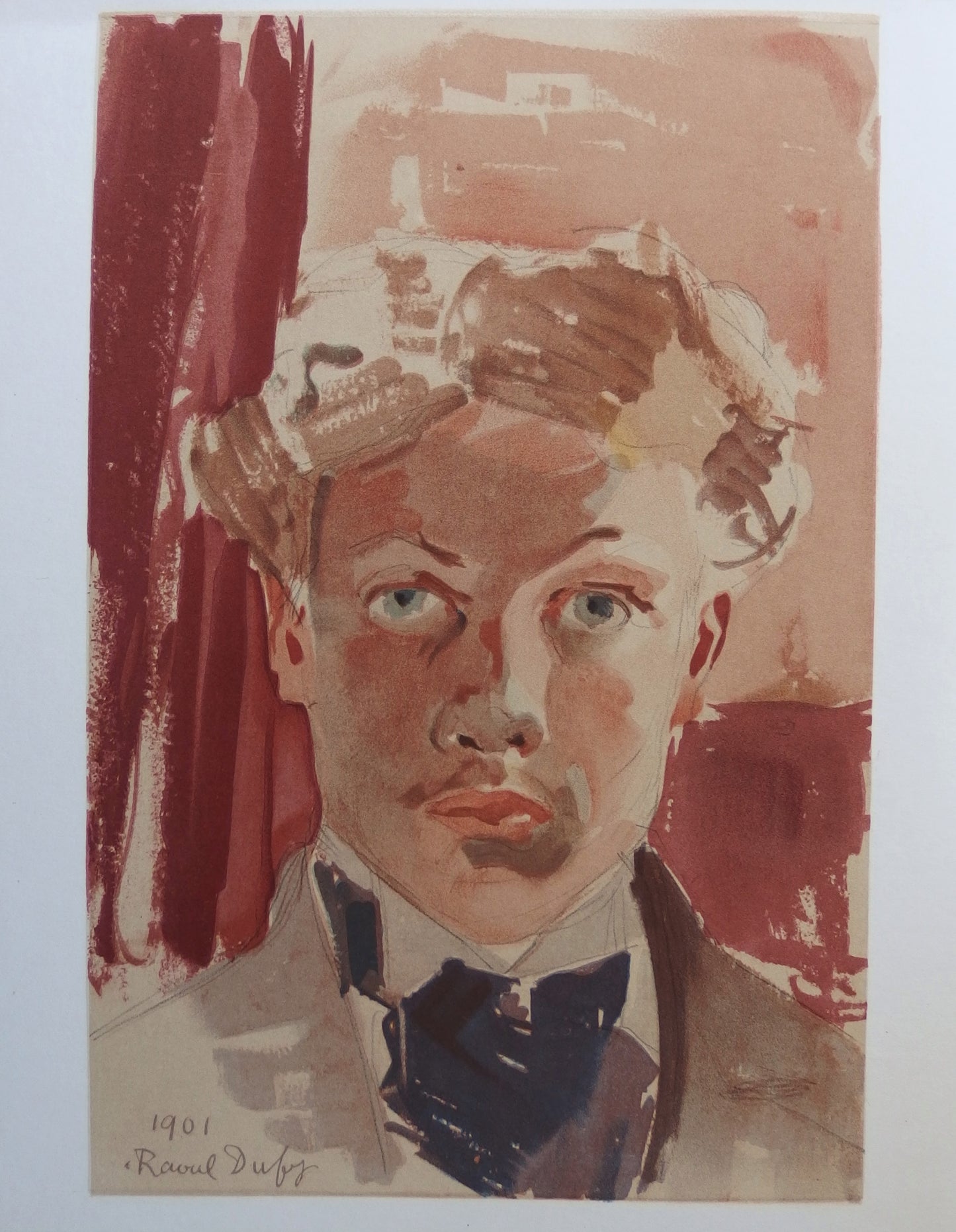 Raoul DUFY : Autoportrait - Lithographie signée