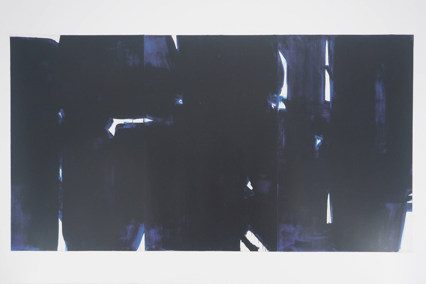 Pierre SOULAGES : Peinture 3 juin 1967 - Affiche originale signée