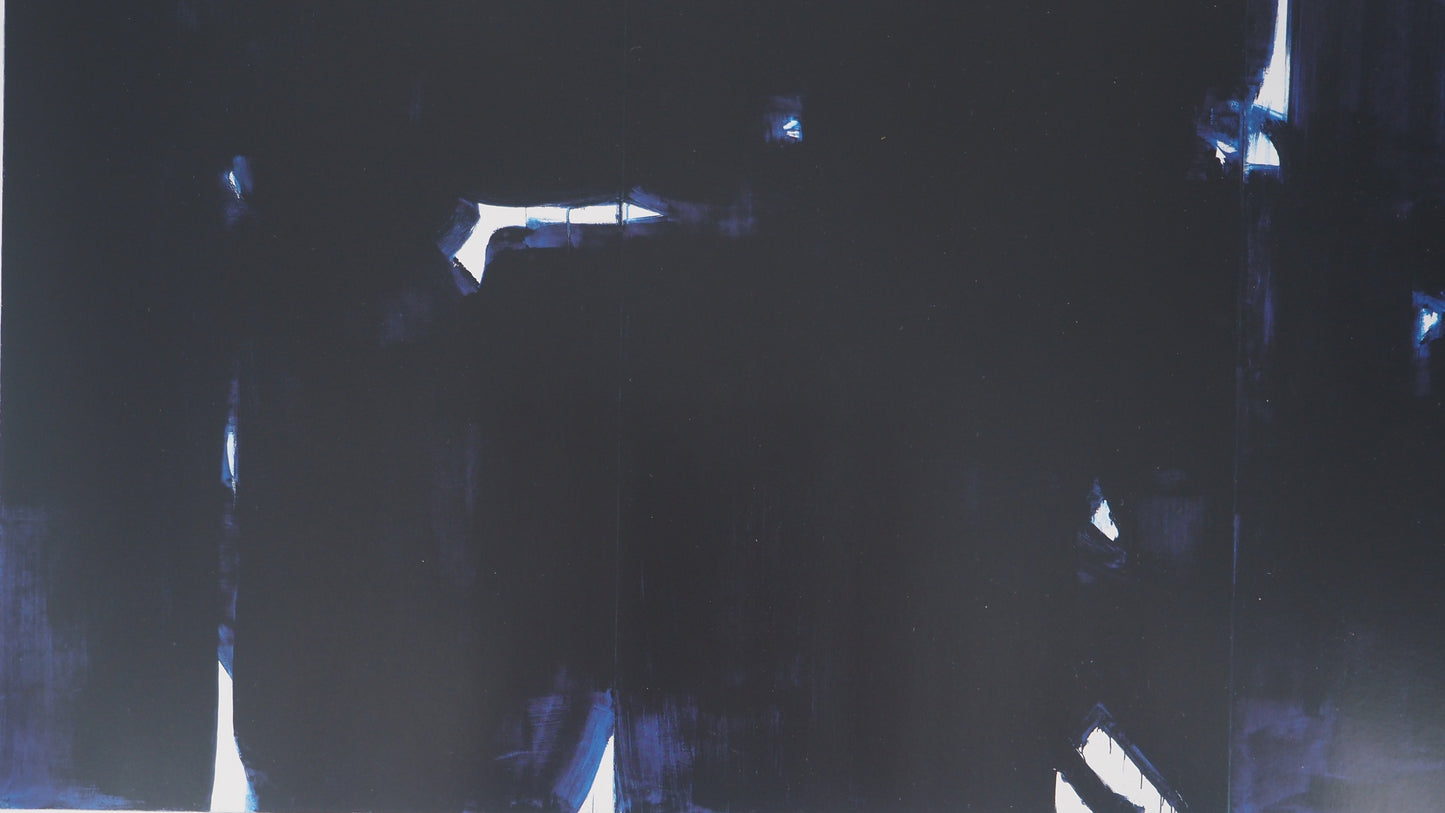 Pierre SOULAGES : Peinture 3 juin 1967 - Affiche originale signée