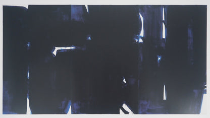 Pierre SOULAGES : Peinture 3 juin 1967 - Affiche originale signée