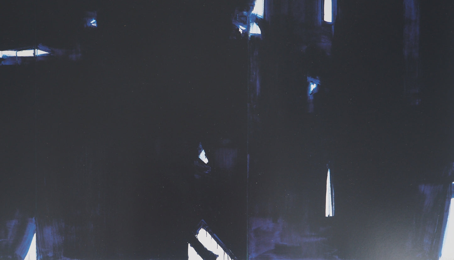Pierre SOULAGES : Peinture 3 juin 1967 - Affiche originale signée
