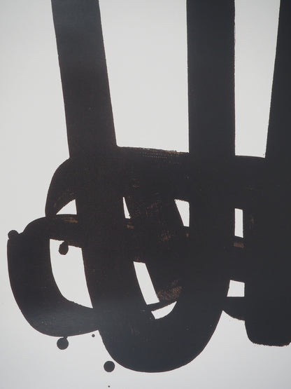 Pierre SOULAGES: Lithograph n°29 - Original signed poster