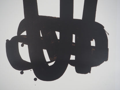 Pierre SOULAGES: Lithograph n°29 - Original signed poster