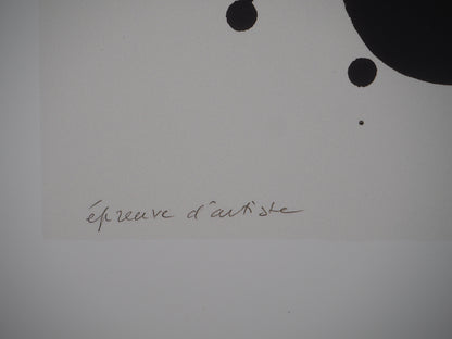 Pierre SOULAGES: Lithograph n°29 - Original signed poster
