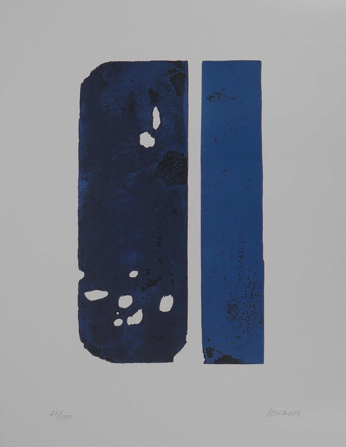 Pierre SOULAGES: Etching XXX - Original signed poster