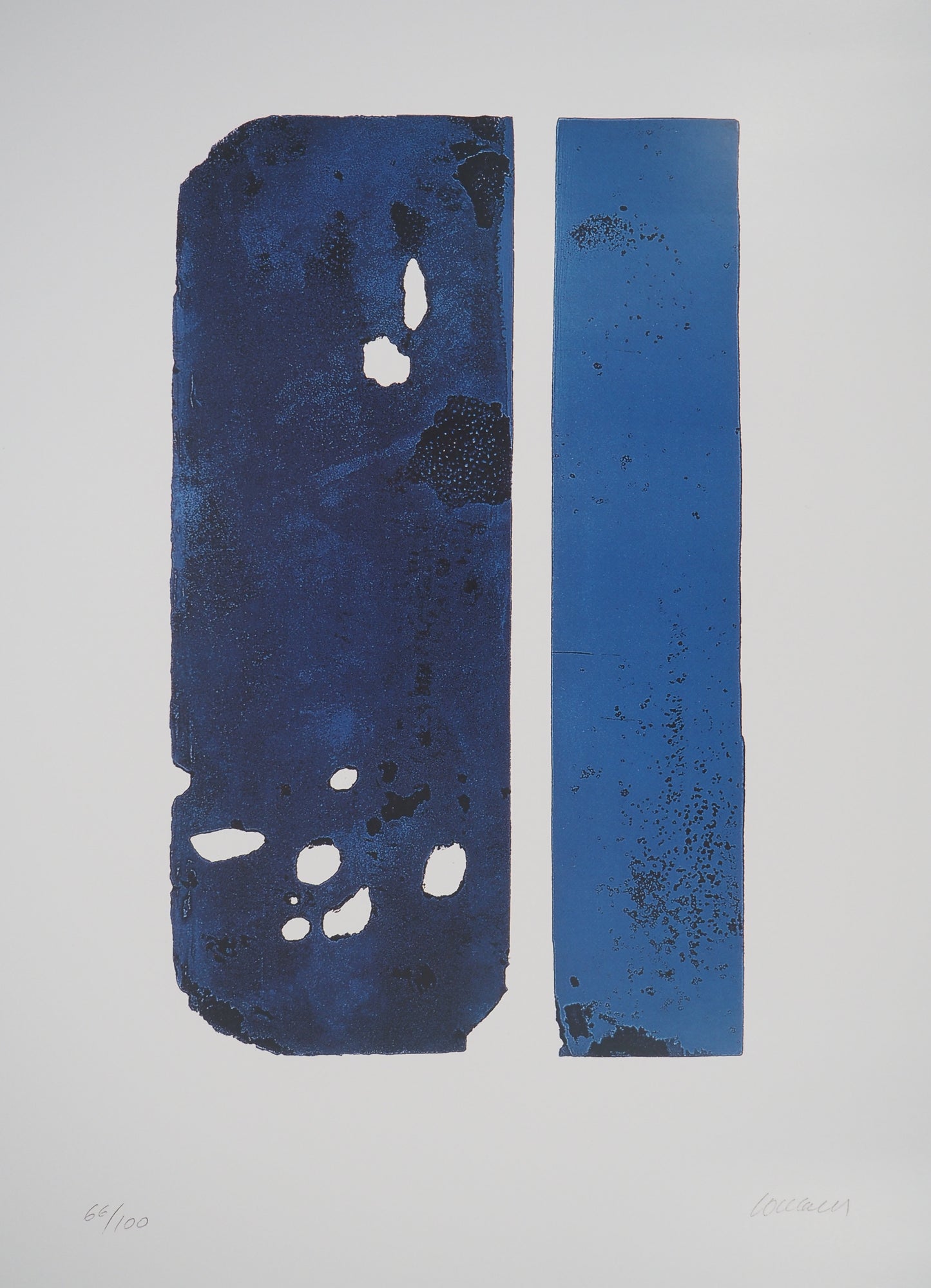 Pierre SOULAGES: Etching XXX - Original signed poster