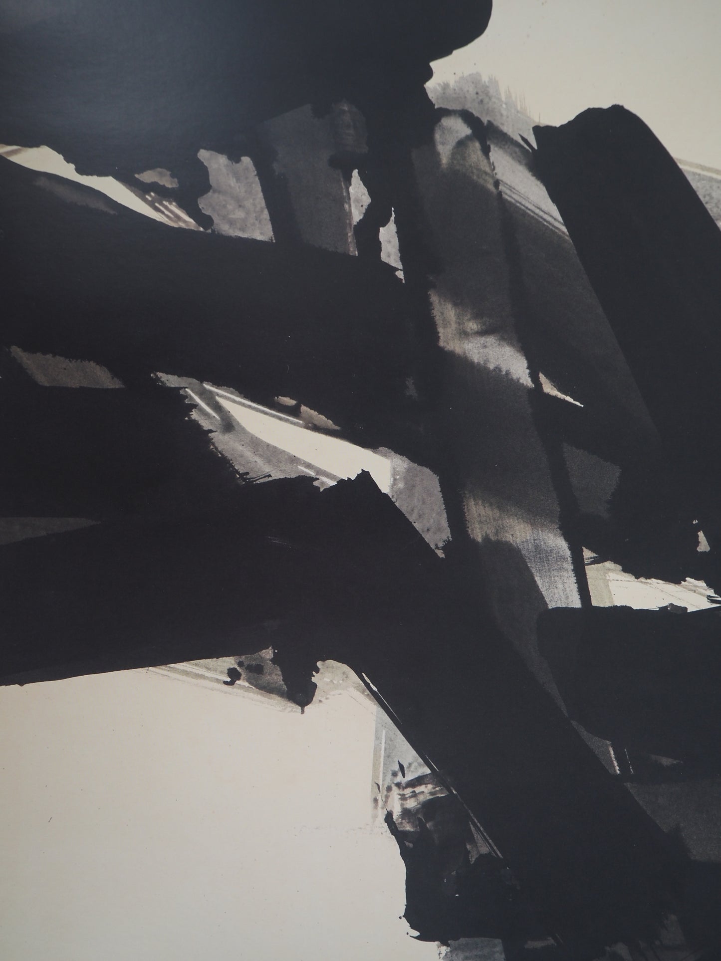 Pierre SOULAGES: Ink 1961 - Original signed poster