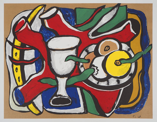 Fernand LEGER : Nature morte aux pommes - Lithographie signée