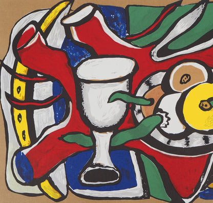 Fernand LEGER : Nature morte aux pommes - Lithographie signée