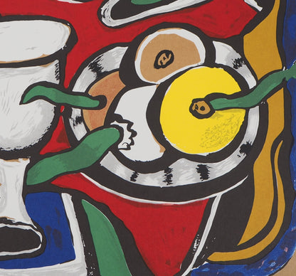 Fernand LEGER : Nature morte aux pommes - Lithographie signée
