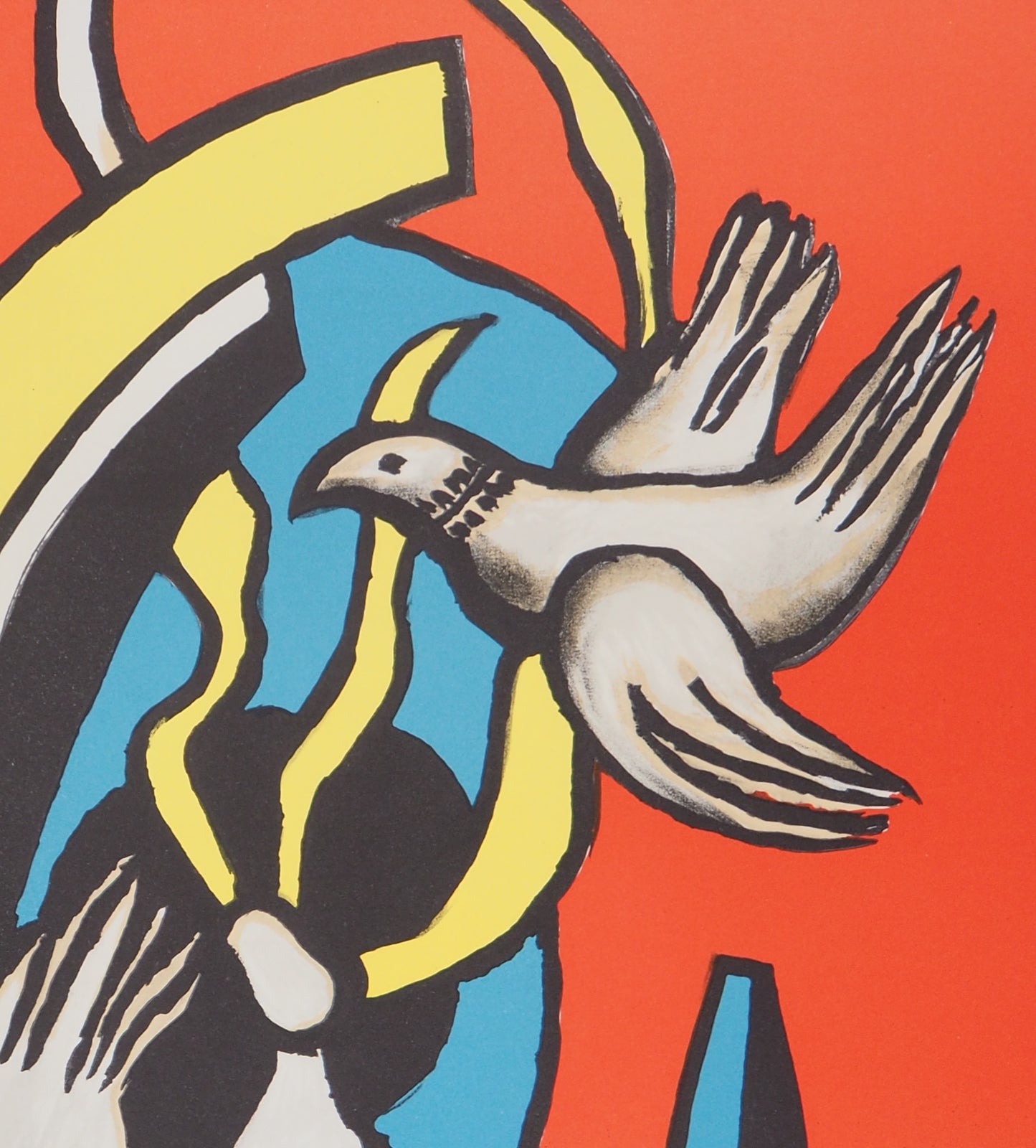 Fernand LEGER : Les oiseaux - Lithographie offset