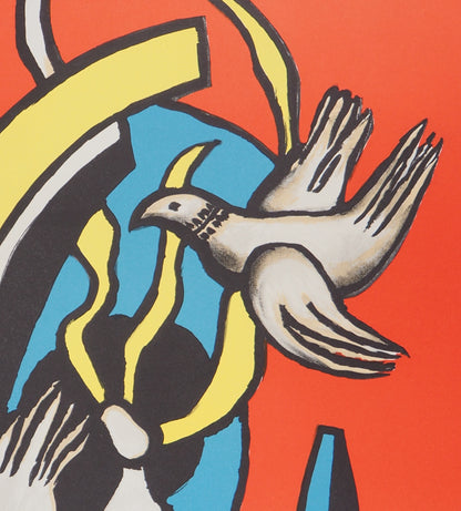 Fernand LEGER : Les oiseaux - Lithographie offset