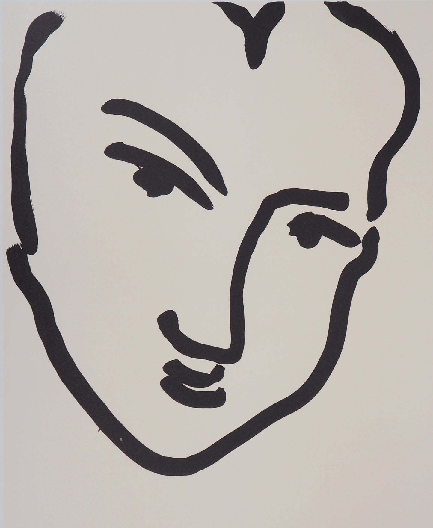 Henri MATISSE : Portrait de Katia - Lithographie signée