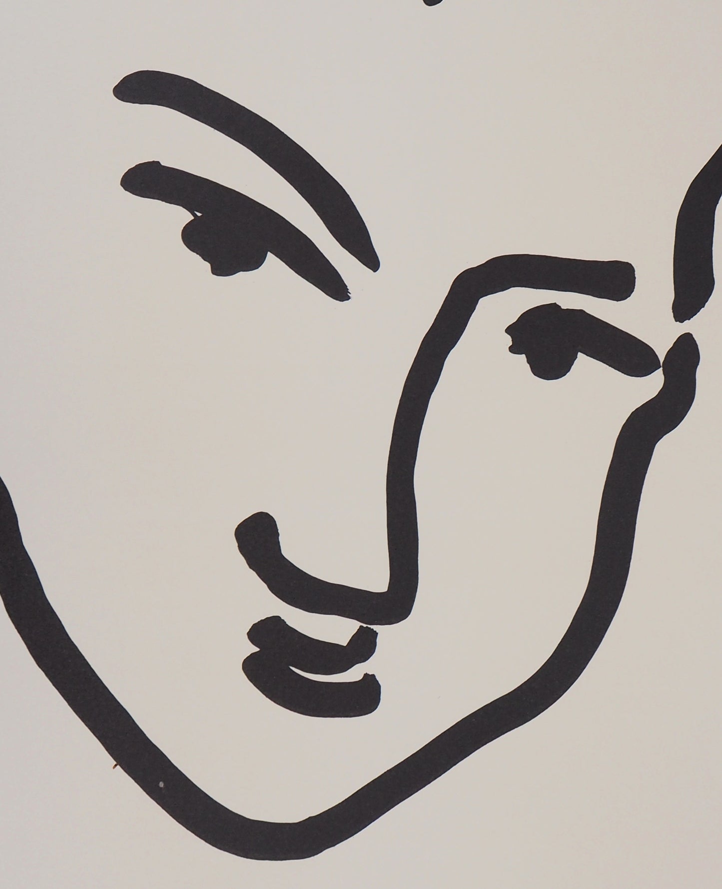 Henri MATISSE : Portrait de Katia - Lithographie signée