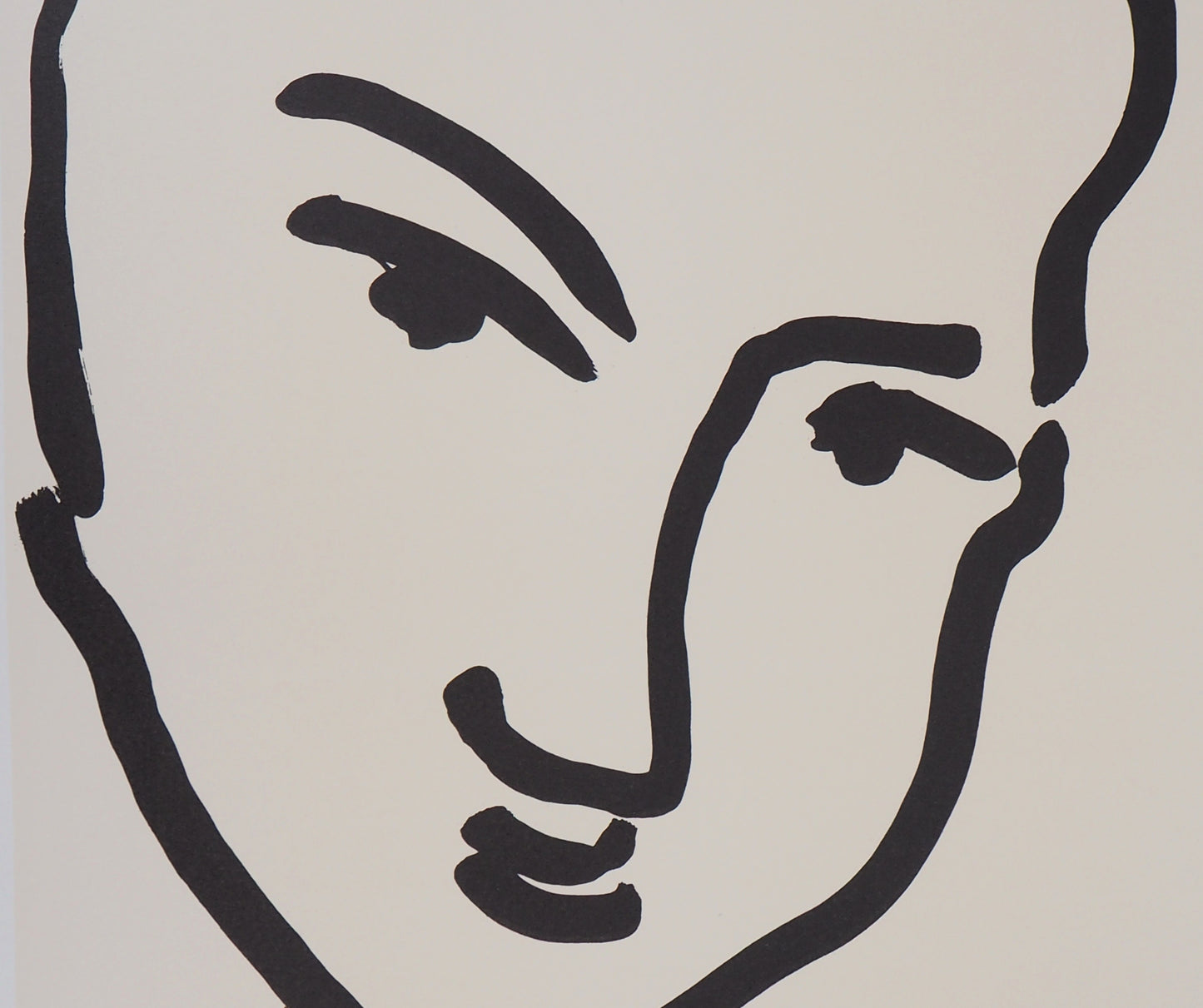 Henri MATISSE : Portrait de Katia - Lithographie signée