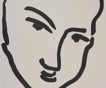 Henri MATISSE : Portrait de Katia - Lithographie signée