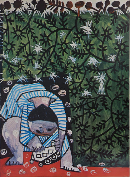 Pablo PICASSO : Claude en marinière - Affiche originale