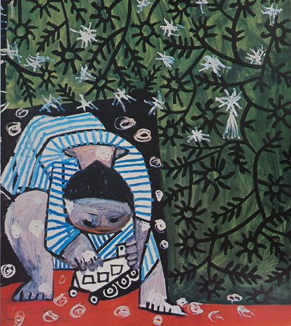 Pablo PICASSO : Claude en marinière - Affiche originale