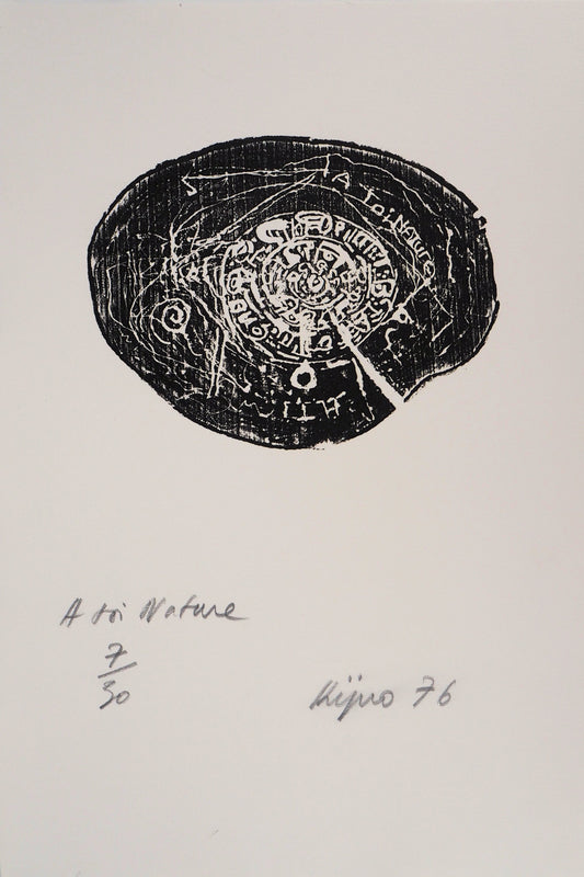 Ladislas KIJNO : A toi nature - Gravure originale signée