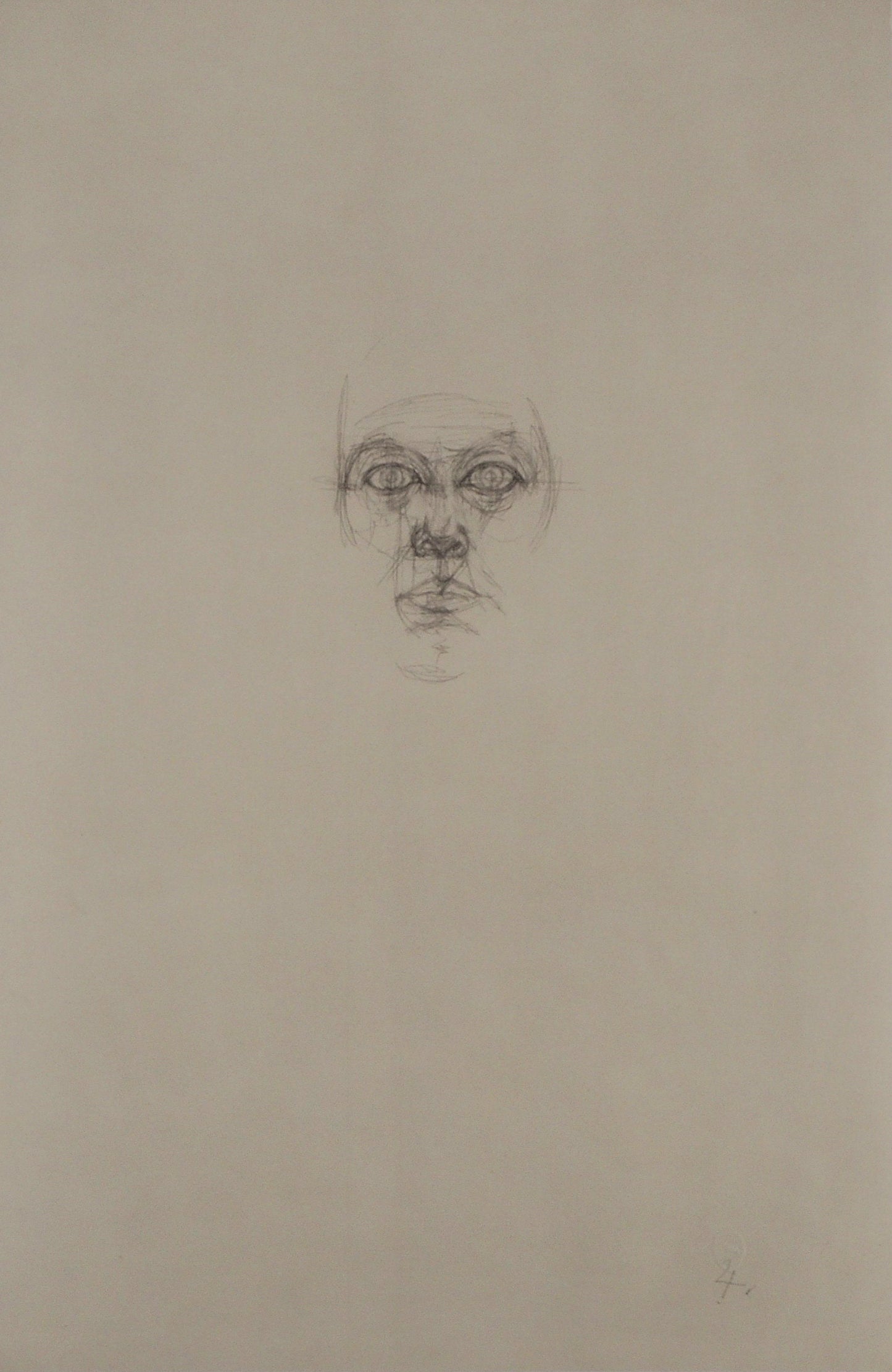 Alberto GIACOMETTI : Annette - Lithographie