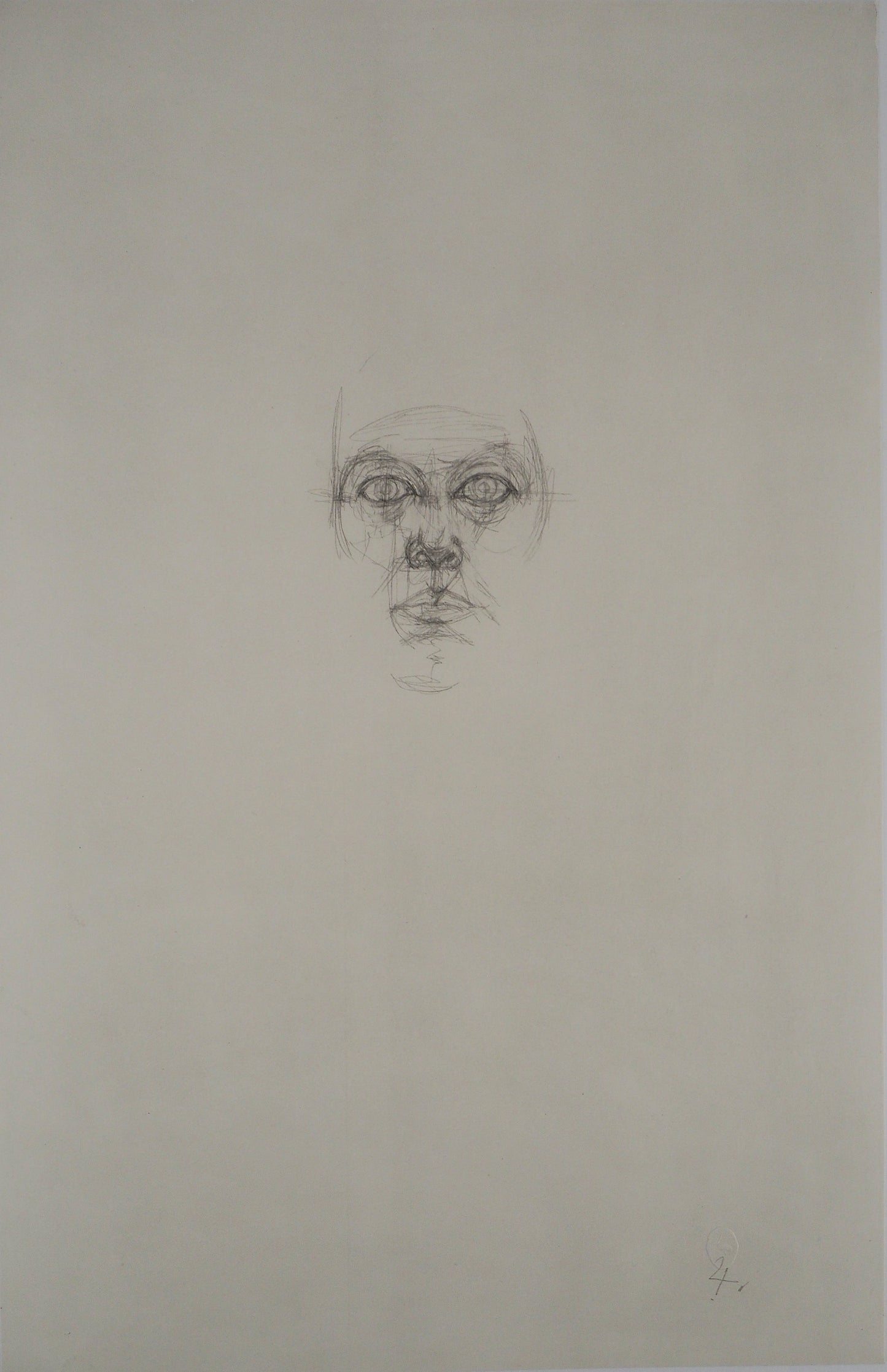 Alberto GIACOMETTI : Annette - Lithographie