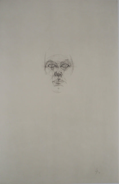 Alberto GIACOMETTI : Annette - Lithographie