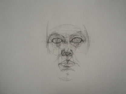 Alberto GIACOMETTI : Annette - Lithographie
