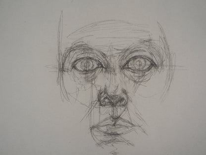 Alberto GIACOMETTI : Annette - Lithographie