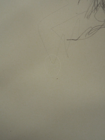 Alberto GIACOMETTI : Portrait de la mère - Lithographie