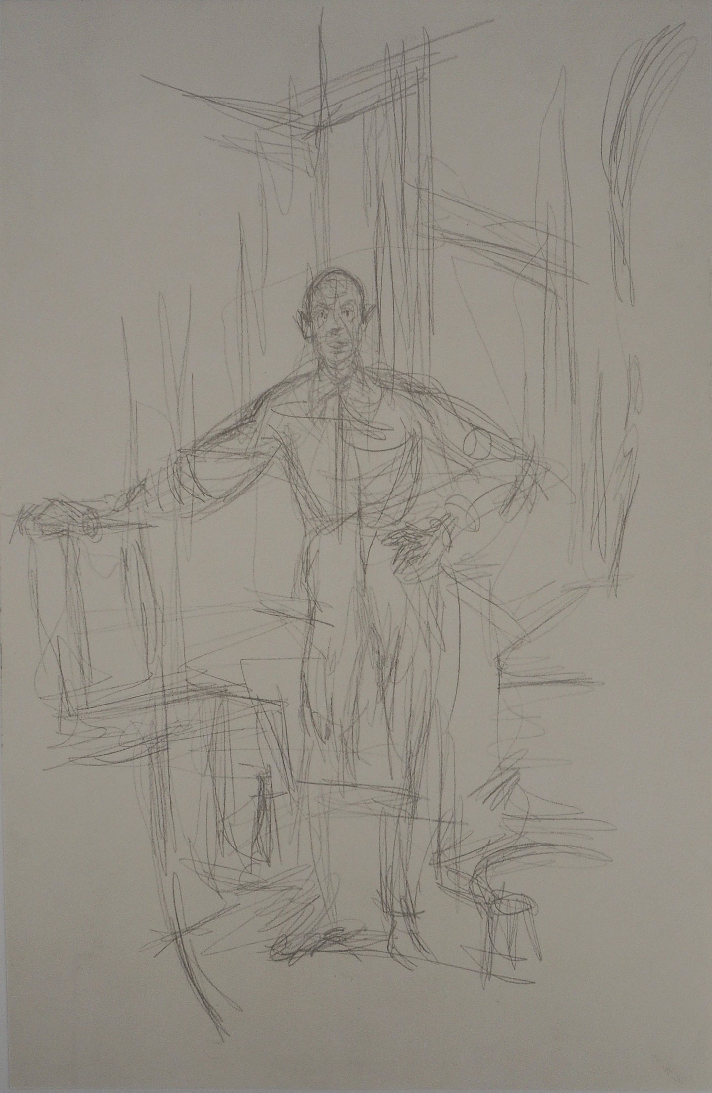 Alberto GIACOMETTI : Portrait de Diego - Lithographie