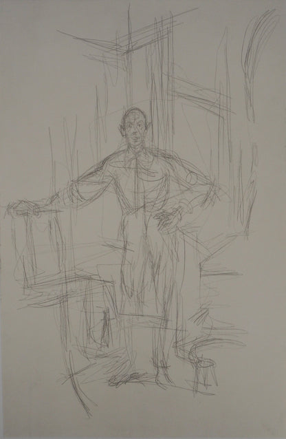 Alberto GIACOMETTI : Portrait de Diego - Lithographie