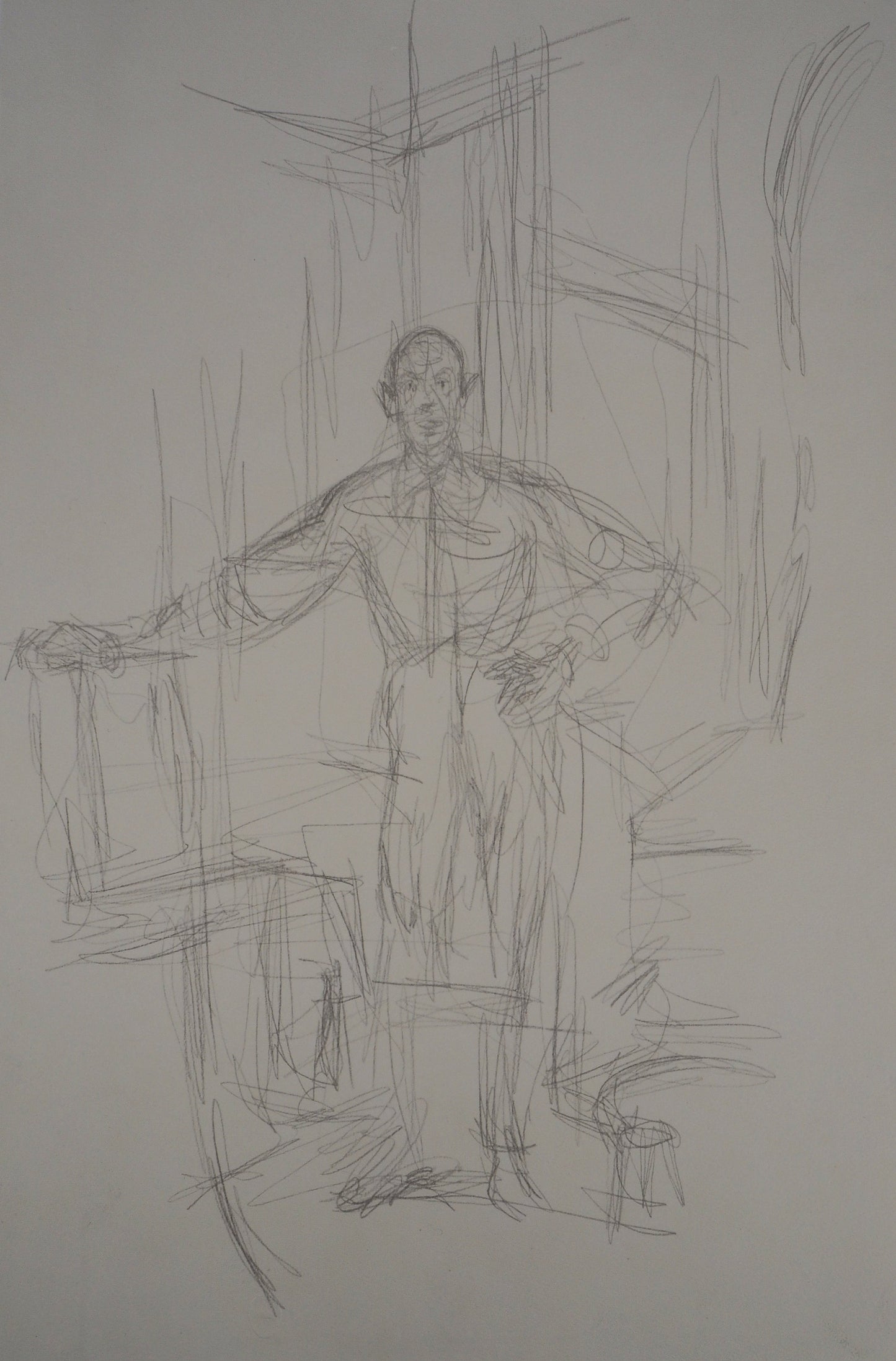 Alberto GIACOMETTI : Portrait de Diego - Lithographie
