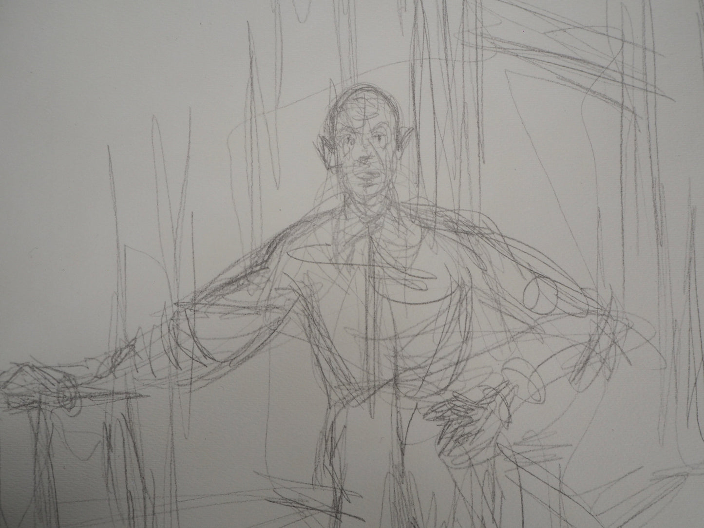 Alberto GIACOMETTI : Portrait de Diego - Lithographie
